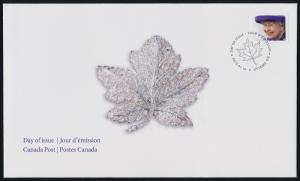 Canada 3137 on FDC - Queen Elizabeth, Purple hat