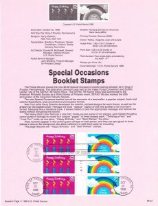 US SP838 Special Occasions Souvenir Page #2396a