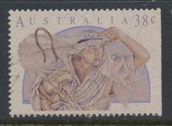 Australia SG 1309  Used  from booklet right margin imperf - Christmas