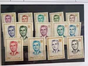 Iran Mohammed Reza Shah Pahlavi Full Set 1972-1973 MNH