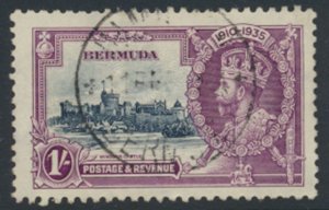 Bermuda  SG 97 SC# 103 Used  Silver Jubilee see details and scans free postage