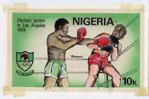 Nigeria 1984 Los Angeles Olympic Games - original hand-pa...