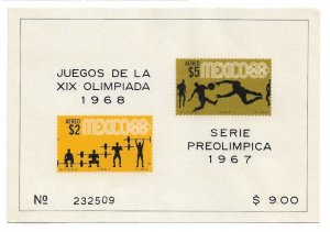 1968 Mexico C331a Summer Olympics MNH S/S