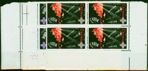 Malta 1958 Set of 3 SG289-291 V.F MNH Blocks of 4