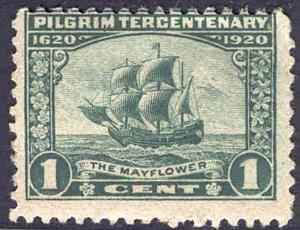 SC#548 1¢ Pilgrim Tercentenary (1920) MNH*