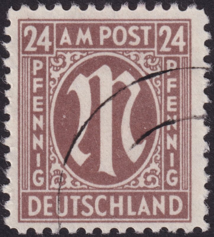 Germany Occupation - AMG Issue 1945-46, Type II #3N1-3N20 vf u