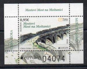 MONTENEGRO - 2018 - EUROPA - OLD BRIDGES - M/S -