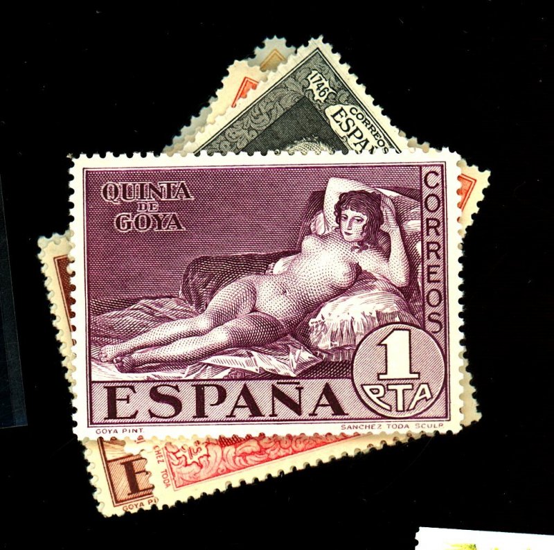 Spain #386-402 MINT FVF OG NH Cat$66