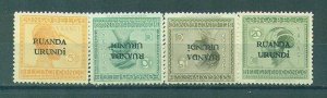 Ruanda - Urundi sc# 6-23 mh cat value $49.00