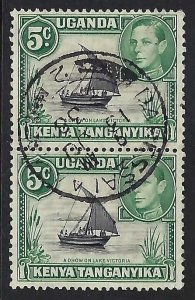 kenya Uganda & Taganyka 67 VFU PAIR 1117G-2