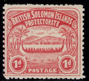 BRITISH SOLOMON ISLANDS EDVII SG2, 1d rose-carmine, M MINT. Cat £23.