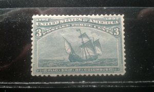 US #232 mint hinged e197.4621