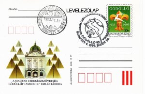 Hungary 1993 FD postal card