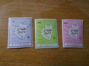 St Vincent  #  AR1-3  MNH