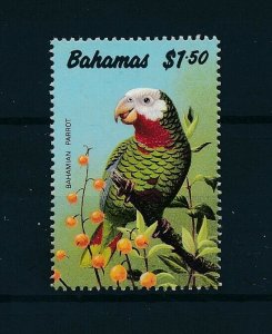 [103748] Bahamas 1990 Bird vogel oiseau parrot From sheet MNH