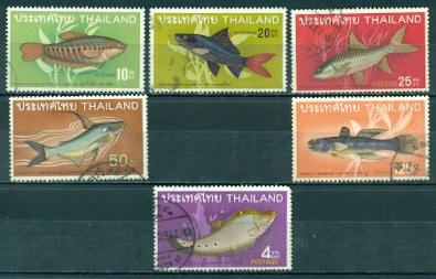 Thailand #501//508  Used  VF  CV$23.85   Fish   Missing #...