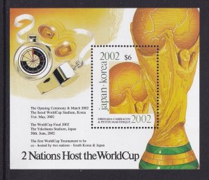 Grenada Grenadines  #2355  MNH  2001  sheet world cup football $6