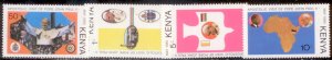 Kenya 1980 SC# 167-70 MNH-OG E28