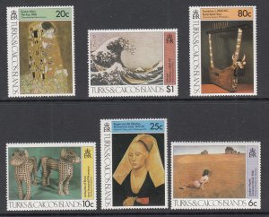 Turks and Caicos 418-423 MNH VF