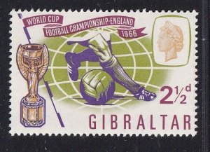 Gibraltar #175 MNH 1966  world cup soccer  2 1/2p