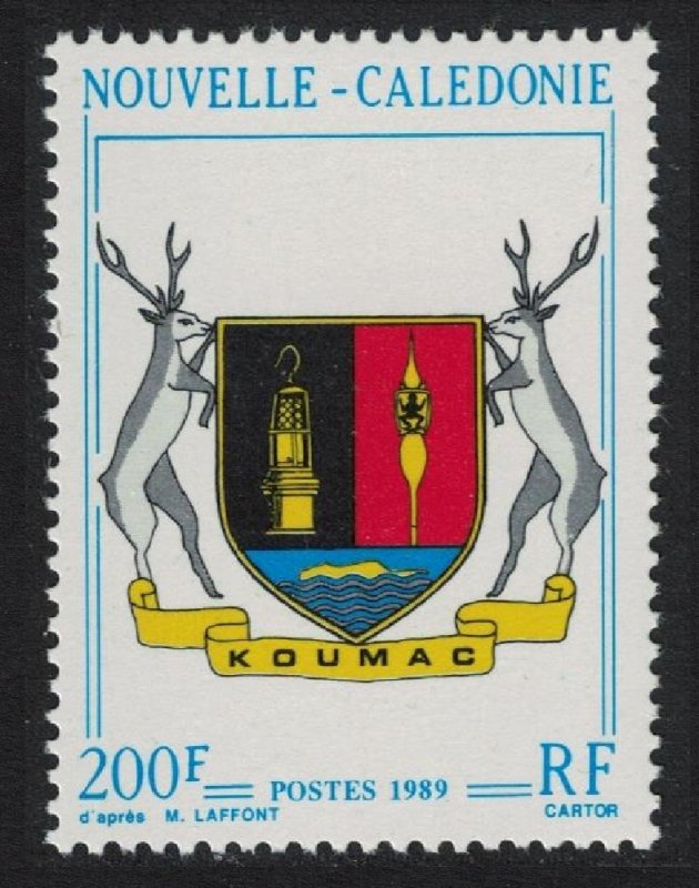 New Caledonia Arms of Koumac 1989 MNH SG#854