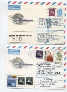 Group of 6 early 1990s Lithuania covers [L.172]