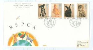 Great Britain 1300-03 1990 Prevention of Cruelty to animals - FDC