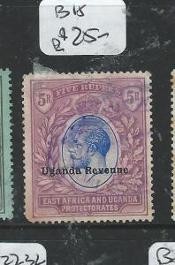 UGANDA REVENUE (P1807B) KGV EAST AFRICA AND UGANDA 5R BH  15   VFU