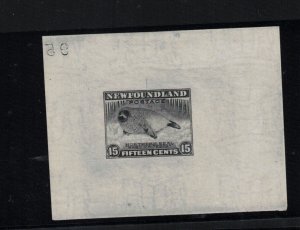 Newfoundland #195DP Extra Fine Die Proof In Black On White Wove Paper