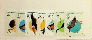 ARGENTINA Sc 1888-94 NH ISSUE OF 1995 - BIRDS