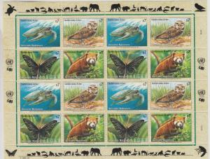 UN VIENNA MNH Scott # 6 different Endangered Species Sheets (96 Stamps)