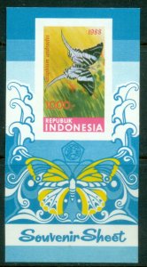 Indonesia 1988 Insects Butterflies MS MUH