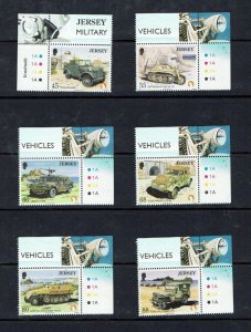 Jersey: 2013, Military Vehicles, MNH Set