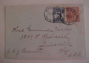 AUSTRALIA   COVER #25 cat.$82.00 SYDNEY 1916 TO USA