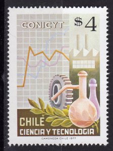 Chile 1977 Sc#508 SCIENCE and  TECHNOLOGY Single MNH