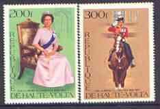 UPPER VOLTA - 1977 - Silver Jubilee - Perf 2v Set - Mint Never Hinged