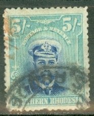 II: Southern Rhodesia 14 used heavy cancel CV $175