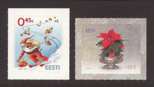 Estonia Sc# 717-8 MNH Christmas 2012