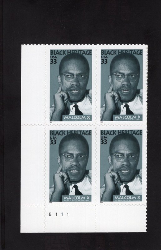 3273 Malcolm X, MNH LL-PB/4