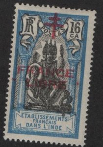 FRENCH INDIA  161 MINT HINGED