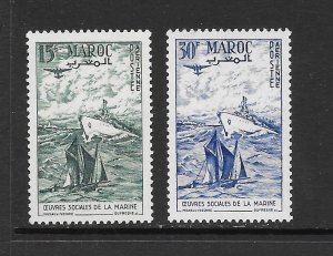 FRENCH MOROCCO #C51-2  MNH