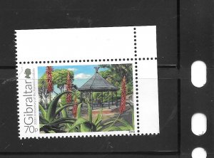 GIBRALTAR SC#1560 2016 70p ALAMEDA GARDERNS MNH XF COMMEMORATIVE SINGLE STAMP