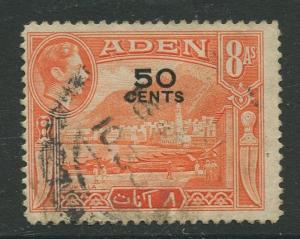 STAMP STATION PERTH Aden #41 - KGVI Definitive Overprint 1951 Used CV$0.50.