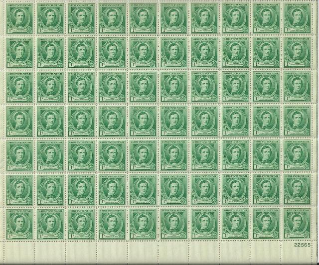 US Mint Sheet #879, Stephen Foster, MNH 