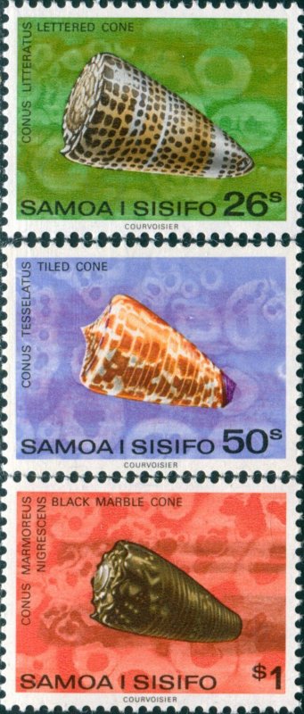 Samoa 1978 SG528-530 Shells MNH 