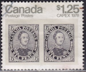 Canada 756i Jacque Cartier CAPEX '78 $1.25 1978