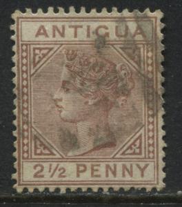 Antigua QV 1882 1d red brown used