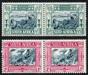 South Africa SG76/79 1938 KGVI Set of 4 in Pairs U/M