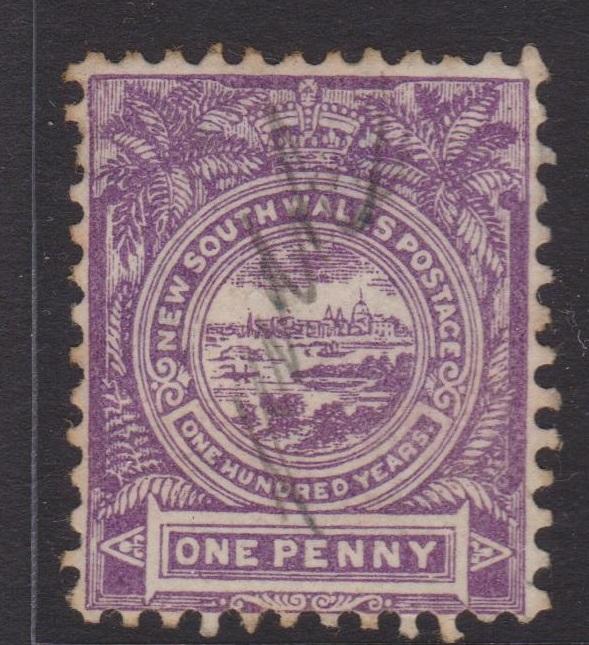 New South Wales Sc#77a Used Inverted Watermark