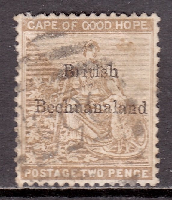 Bechuanaland - Scott #7 - Used - Small thin, toning, pencil/rev. - SCV $11